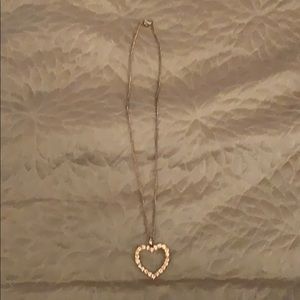 Gold heart necklace